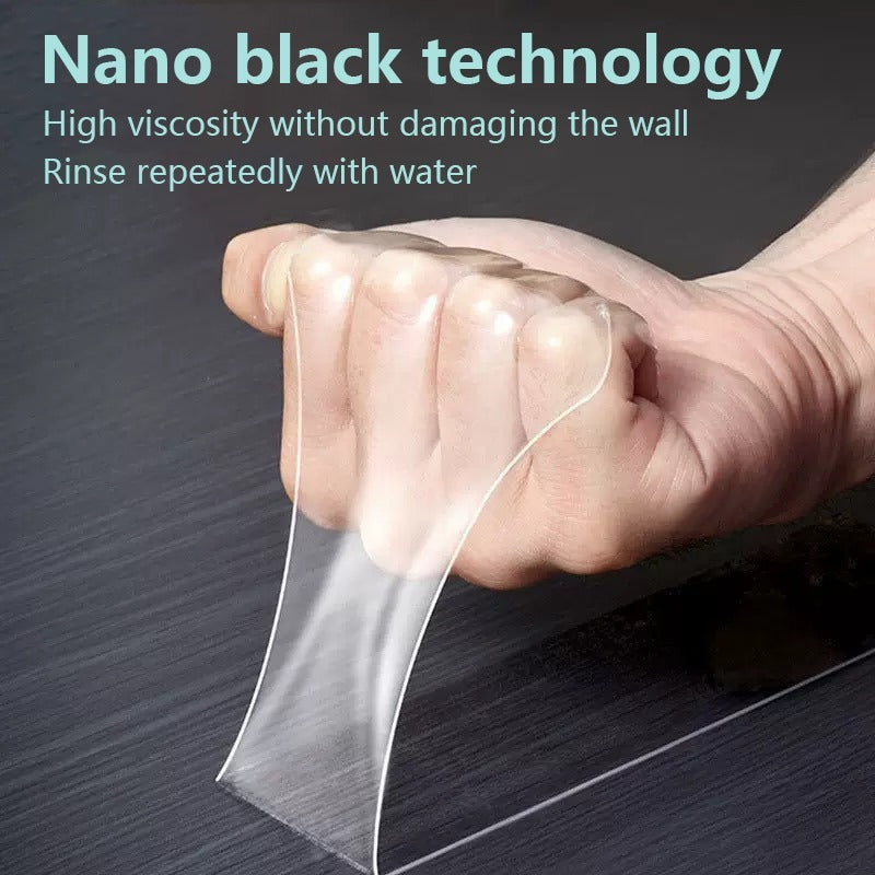 Nano Double Sided Transparent Tape Reusable Waterproof Tape