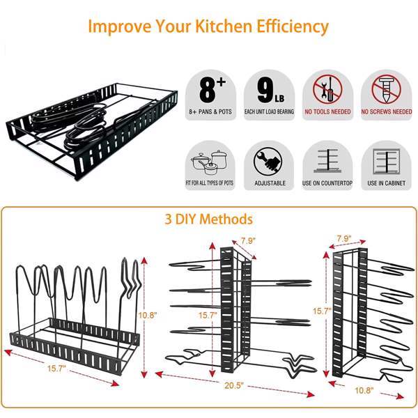 Kitchen Cabinets, Kitchenware Organizers, And Storage Racks
