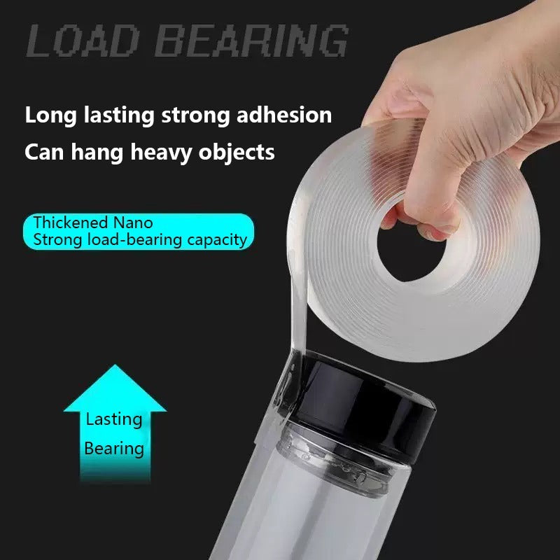 Nano Double Sided Transparent Tape Reusable Waterproof Tape