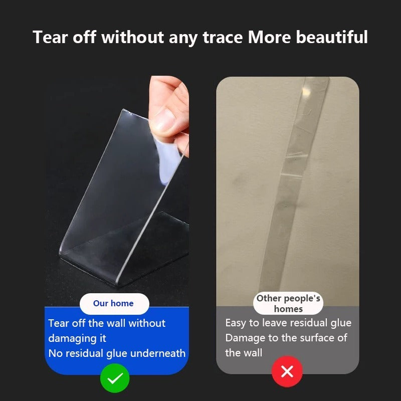 Nano Double Sided Transparent Tape Reusable Waterproof Tape