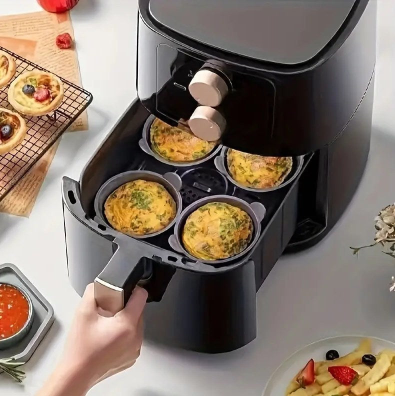 New Hot Air Fryer Silicone Baking Eggcup Mold Thickened